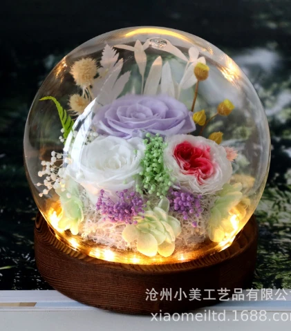 130水晶球玫瑰款